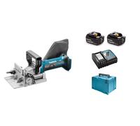Makita DPJ180RTJ Lamelleuse Sans-fil 18V Li-ion - Kit Complet (2x Batteries 5,0 Ah) Dans MAKPAC