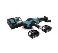 Makita DPO 600 RG Polisseuse orbitale sans fil 18 V 150 mm XPT Brushless + 2x Batteries 6.0 Ah + Chargeur