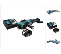 Makita DPO 600 RT1 Ponceuse excentrique sans fil 18 V 150 mm XPT Brushless + 1 batterie 5,0 Ah + chargeur