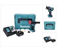 Makita DPV300RG1J Polisseuse sans fil 18 V - 50 / 80mm - Brushless + 1x Batterie 6,0 Ah + Chargeur + Coffret Makpac