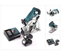 Makita DRS 780 RG Scie circulaire sans fil 36V ( 2x18V ) 185 mm Brushless + 2x Batteries 6,0Ah + Chargeur