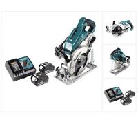 Makita DRS 780 RM Scie circulaire portative sans fil 36V ( 2x18V ) 185 mm Brushless + 2x batterie 4,0Ah + chargeur