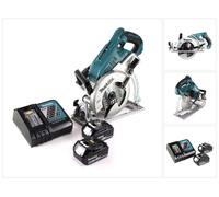 Makita DRS 780 RT Scie circulaire sans fil 36V ( 2x18V ) 185 mm Brushless + 2x Batteries 5,0Ah + Chargeur