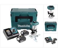 Makita DRT 50 RMJ fraiseuse multifonction sans fil brushless 18V + 2x batteries 4,0 Ah + chargeur rapide en Makpac 3