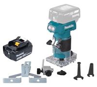 Makita DRT 52 F1 Fraiseuse de bords sans fil 18 V 6 mm Brushless + 1x batterie 3,0 Ah - sans chargeur