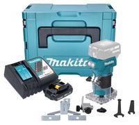 Makita DRT 52 RY1J Affleureuse sans fil 18 V 6 mm Brushless + 1x batterie 1,5 Ah + chargeur + Makpac