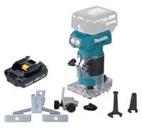 Makita DRT 52 Y1 Fraiseuse de bords sans fil 18 V 6 mm Brushless + 1x batterie 1,5 Ah - sans chargeur