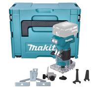 Makita DRT 52 ZJ fraiseuse de chant sans fil 18 V 6 mm Brushless + Makpac - sans batterie, sans chargeur