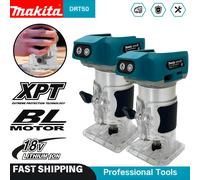 Makita DRT50 18V LXT tondeuse sans fil, moteur sans balais, outil professionnel de rainurage et de fraisage rechargeable, tondeuse de bords No battery