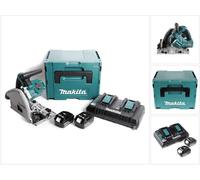 Makita DSP 600 PGJ Scie Plongeante sans fil, sans balai 36V (2x18V) + 2x Batteries 6,0Ah + Chargeur double + Coffret de transport