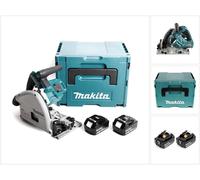 Makita DSP 600 TJ Scie Plongeante sans fil, sans balai 36V (2x18V) + 2x Batteries 5,0Ah + Coffret de transport - sans chargeur