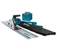 Makita DSP600ZJ2 36 V (2x18 V) Batterie Li-Ion Scie Circulaire Plongeante Corps Dans Mbox Avec Rail De Guidage - 165 Mm