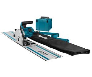 Makita DSP600ZJ2 36 V (2x18 V) Batterie Li-Ion Scie Circulaire Plongeante Corps Dans Mbox Avec Rail De Guidage - 165 Mm