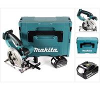 Makita DSS 501 M1J Scie circulaire sans fil 136 mm 18V Li-ion + 1x Batterie 4,0 Ah + Coffret de transport Makpac - sans chargeur