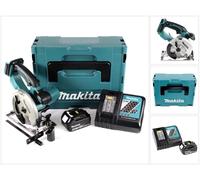 Makita DSS 501 RM1J Scie circulaire sans fil 136 mm 18V Li-ion + 1x Batterie 4,0 Ah + Chargeur + Coffret de transport Makpac