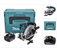 Makita DSS 611 F1J Scie circulaire sans fil 18 V 165 mm + 1x Batterie 3,0 Ah + Coffret Makpac - sans chargeur
