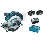 Makita DSS610RFJ Scie Circulaire À Batteries 18V Li-Ion Set (2x Batterie 3.0Ah) Dans MAKPAC - 165mm