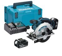 Makita DSS610RTJ Scie Circulaire Sans-fil - 18V Li-ion - 2 Batteries 5,0 Ah - MAKPAC - 165 Mm