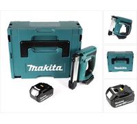 Makita DST 221 T1J Agrafeuse sans fil Li-ion 18 V + Makpac + 1x Batterie Li-Ion BL 1850 B 5,0 Ah - sans chargeur