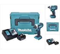 Makita DTD 152 RF1J 18V Li-ion Visseuse à chocs sans fil avec boîtier Makpac + 1x Batterie BL1830 3,0 Ah + Chargeur DC18RC