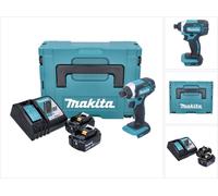 Makita DTD 152 RFJ 18V Li-ion Visseuse à chocs sans fil avec boîtier Makpac + 2x Batteries BL1830 3,0 Ah + Chargeur DC18RC