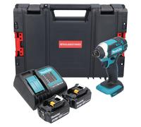 Makita DTD 152 SFJ-R hoc sans fil 18 V 165 Nm 1/4'' + 2x batterie 3,0 Ah + chargeur + RHINO