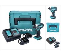Makita DTD 152 SYJ hoc sans fil 18 V 165 Nm + 2x batterie 1,3 Ah + chargeur + Makpac