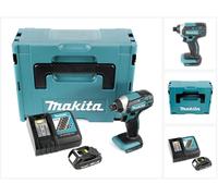 Makita DTD 152 Y1J-D 18V Li-Ion Visseuse à chocs sans fil avec boîtier Makpac + 1x Batterie BL 1815 N 1,5 Ah Li-Ion + 1x Chargeur rapide DC 18 RC