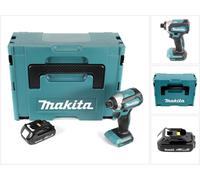 Makita DTD 153 Y1J Visseuse à choc sans fil 18 V en Makpac + 1x BL 1815 N 1,5 Ah batterie Li-Ion