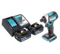 Makita DTD 154 RG hoc sans fil 18 V 175 Nm 1/4" Brushless + 2x batterie 6,0 Ah + chargeur