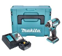 Makita DTD 154 RG1J hoc sans fil 18 V 175 Nm 1/4" Brushless + 1x batterie 6,0 Ah + chargeur + Makpac