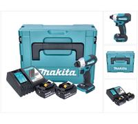 MAKITA Visseuse à percussion sans fil 1/4" Li-ion LXT 18V/5.0Ah, Makpac DTD157RTJ