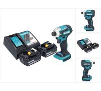 Makita DTD 172 RG hoc sans fil 18 V 180 Nm 1/4'' Brushless + 2x batterie 6,0 Ah + chargeur