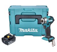 Makita DTD 173 G1J hoc sans fil 18 V 180 Nm 1/4" Brushless + 1x batterie 6,0 Ah + Makpac - sans chargeur