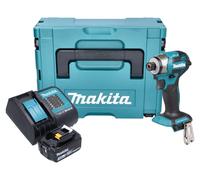 Makita DTD 173 SF1J hoc sans fil 18 V 180 Nm 1/4" Brushless + 1x batterie 3,0 Ah + chargeur + Makpac