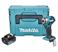 Makita DTD 173 T1J hoc sans fil 18 V 180 Nm 1/4" Brushless + 1x batterie 5,0 Ah + Makpac - sans chargeur