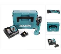 Makita DTM 51 18V Li-Ion Découpeur-ponceur multifonctions sans fil avec boîtier Makpac + 1x Batterie BL 1815 N 1,5 Ah Li-Ion + Chargeur rapide DC 18 RC