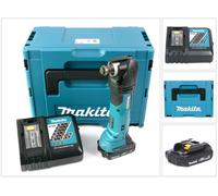 Makita DTM 51 Kit RY1J Découpeur-ponceur multifonctions sans fil 18V avec boîtier MAKPAC inclus 1 x 1.5 Ah battery 1.5 + chargeur