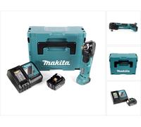 Makita DTM 51 RT1J Découpeur-ponceur multifonctions sans fil 18V Li-Ion + 1x Batterie BL 1850 5,0 Ah Li-Ion + Chargeur rapide DC 18 RC + Coffret Makpac