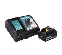 Makita DTM 52 RG1J Outil multifonction Découpeur-ponceur sans fil Brushless Starlock Max 18 V+ 1x Batterie 6,0Ah + Chargeur + Coffret Makpac