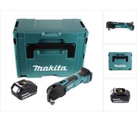 Makita DTM51G1J Découpeur-ponceur multifonctions sans fil 18V + 1x Batterie 6,0Ah + Coffret Makpac - sans chargeur