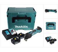 Makita DTM51RGJ Découpeur-ponceur multifonctions sans fil 18V + 2x Batteries 6,0Ah + Chargeur + Coffret Makpac