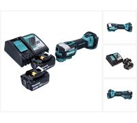 Makita DTM52RF Découpeur-ponceur multifonction sans fil 18V Starlock Max Brushless + 2x Batteries 3,0 Ah + Chargeur