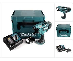 Makita DTR 180 RF1J Connecteur d'armature sans fil 18V Brushless pour fil de ligature 0,8mm dans Makpac + 1x 3,0Ah batterie + chargeur