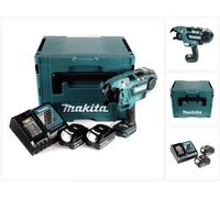 Makita DTR 180 RFJ Connecteur d'armature sans fil 18V Brushless pour fil d'armature 0,8mm dans Makpac + 2x 3,0Ah batterie + chargeur