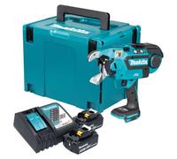 Makita DTR 181 RGJ Connecteur de ferraillage sur batterie 18 V 0,8 mm Brushless + 2x batterie 6,0 Ah + chargeur + Makpac
