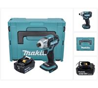 Makita DTS 141 F1J Visseuse à impulsions sans fil 18 V 40 Nm 1/4" Brushless + 1x batterie 3,0 Ah + Makpac - sans chargeur