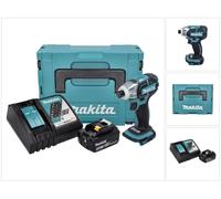 Makita DTS 141 RG1J Visseuse à impulsions sans fil 18 V 40 Nm 1/4" Brushless + 1x batterie 6,0 Ah + chargeur + Makpac