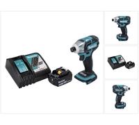 Makita DTS 141 RM1 Visseuse à impulsions sans fil 18 V 40 Nm 1/4" Brushless + 1x batterie 4,0 Ah + chargeur