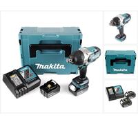 Makita DTW 1001 RTJ hoc sans fil 18V 3/4" 1050Nm Brushless + 2x batterie 5,0Ah + chargeur + Makpac